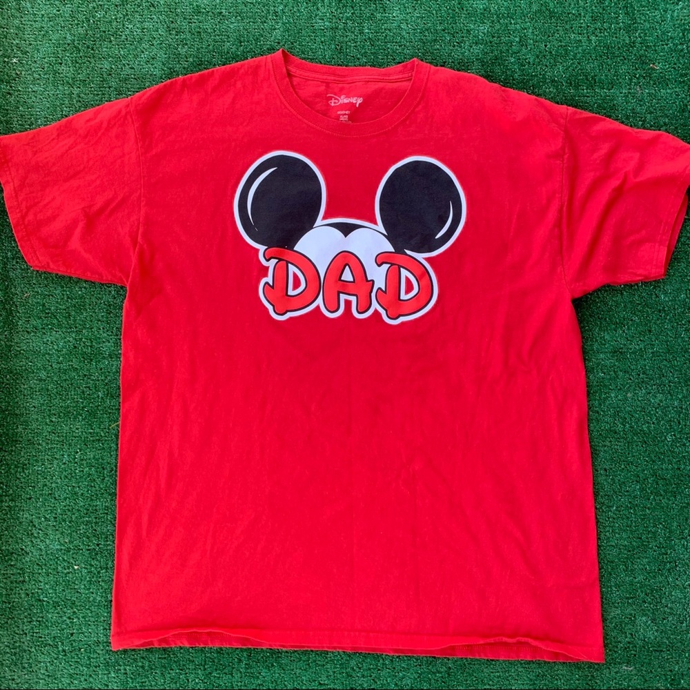 Disney Mickey Mouse dad short sleeve shirt